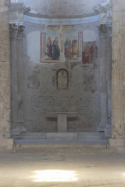 Basílica San Salvatore Site Unesco Spoleto Umbita Itália — Fotografia de Stock