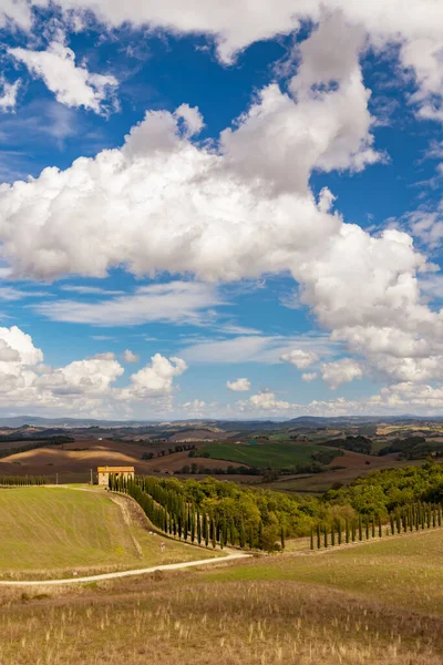 Typisch Toscaans Landschap Val Orcia Italië — Stockfoto