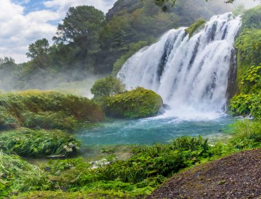 Marmore Şelalesi, Cascata delle Marmore, Umbria bölgesinde, İtalya