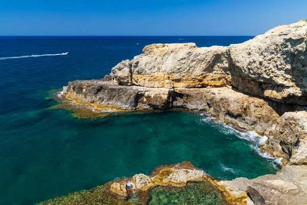 Südlichster Ort Apulien Punta Ristola Castrignano Del Capo Apulien Italien — Stockfoto