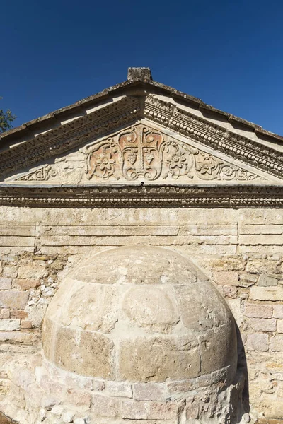 Храм Клитумнуса Ранньосередньовічна Церква Юнеско World Heritage Site Pissignano Campello — стокове фото