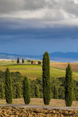Madonna di Vitaleta Kilisesi, San Quirico d Orcia, Toskana, İtalya