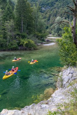Rafting, Sava Bohinjka Triglav Ulusal Parkı, Slovenya