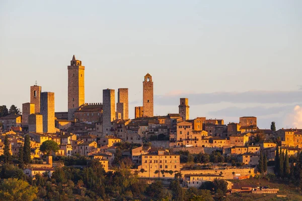 San Gimignano Unesco Telephely Toszkána Olaszország — Stock Fotó