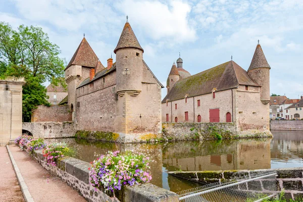 Chateau Clayette Borgonha França — Fotografia de Stock