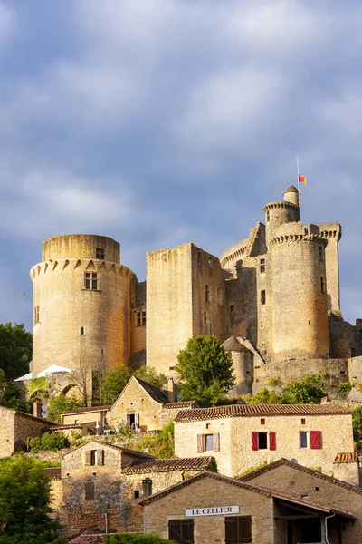 Castillo Bonaguil Lot Garonne Francia — Foto de Stock