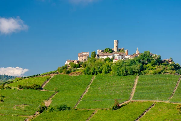 Slott Och Castiglione Falletto Piemonte Italien — Stockfoto