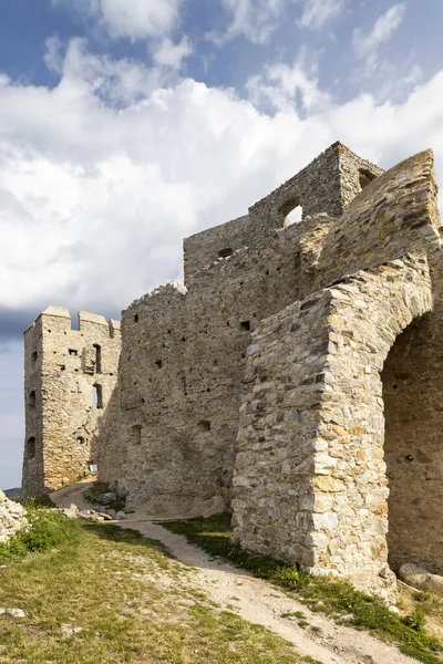 Ruins Hrusov Castle Zlate Moravce District Nitra Region Slovakia — Stock Photo, Image