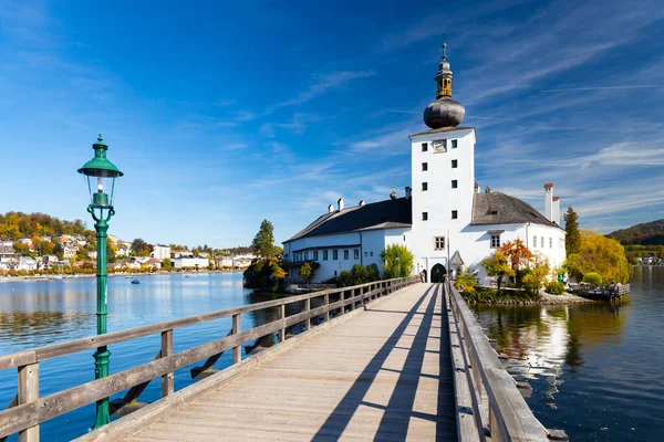 Castello Gmunden Sul Lago Austria — Foto Stock