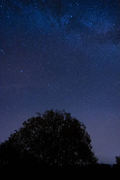 スロバキアのハイタトラ近くの夜空 — ストック写真