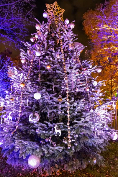 Christmas Tree Vienna Austria — Stock Photo, Image