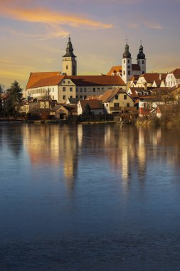 Telc, Unesco dünya mirası bölgesi, Güney Moravya, Çek Cumhuriyeti.