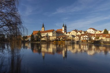 Telc, Unesco dünya mirası bölgesi, Güney Moravya, Çek Cumhuriyeti.