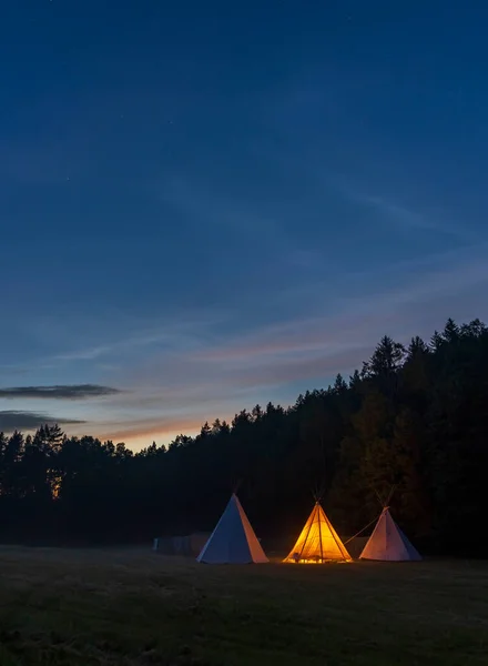 スカウトキャンプ 西ボヘミア チェコ共和国 — ストック写真