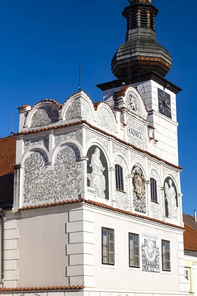 Rathaus Auf Dem Marktplatz Volyne Südböhmen Tschechische Republik — Stockfoto