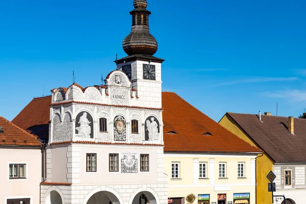 Rathaus Auf Dem Marktplatz Volyne Südböhmen Tschechische Republik — Stockfoto