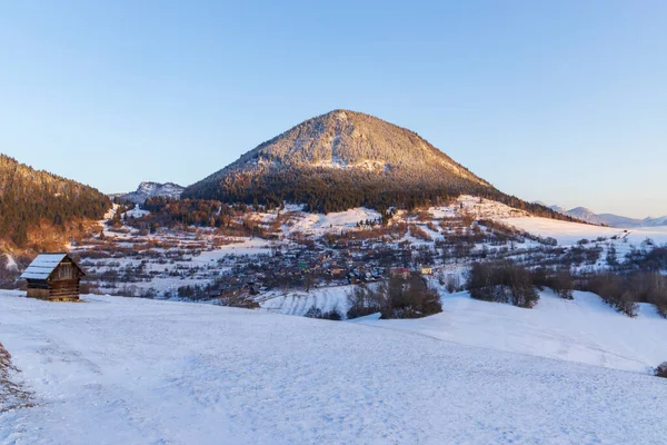 Sidirovo Vrch Obcí Vlkolinec Unesco Velká Fatra Slovensko — Stock fotografie