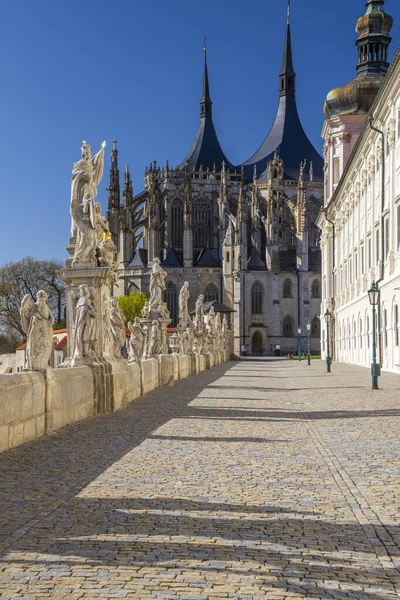 Barbara Church Kutna Hora Unesco Site Csehország — Stock Fotó