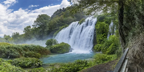 Watervallen Van Marmore Cascata Delle Marmore Umbrië Italië — Stockfoto