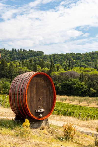 Vinný Sud Blízkosti Firenze Toskánsko Itálie — Stock fotografie