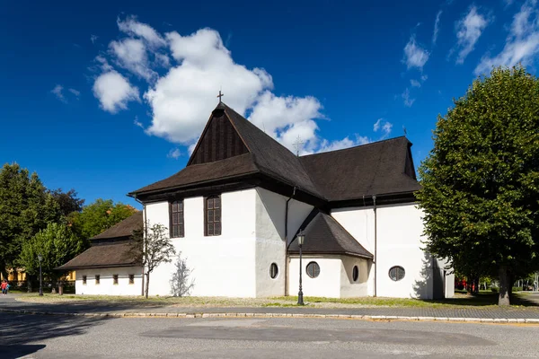 Iglesia Santísima Trinidad Sitio Unesco Kezmarok Eslovaquia — Foto de Stock