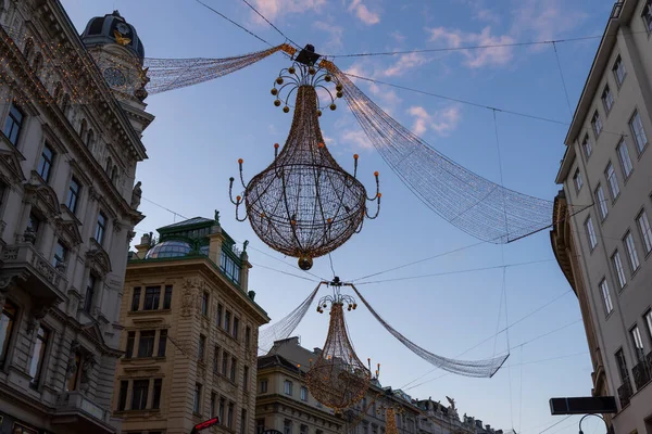 Avusturya Viyana Noel Süslemesi — Stok fotoğraf