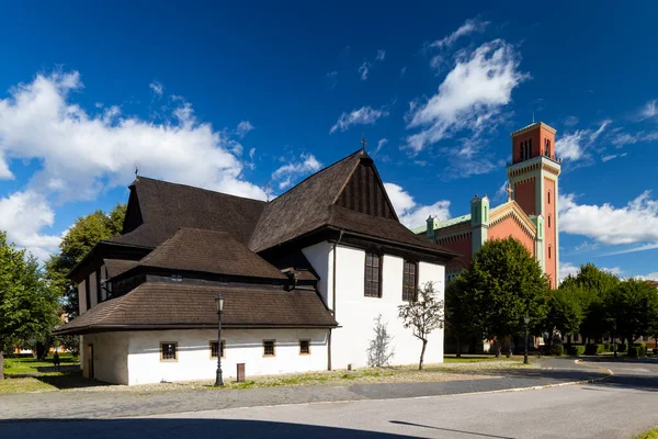 Chiesa Della Santissima Trinità Sito Unesco Kezmarok Slovacchia — Foto Stock