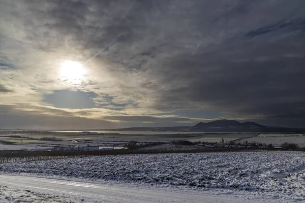 Winter Landscape Palava Sonberk South Moravia Czech Republic — Stock Photo, Image