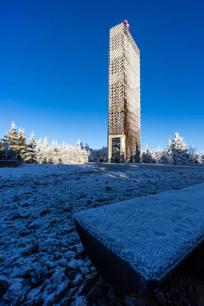 Torre Vigia Velka Destna Montanhas Orlicke Boêmia Oriental República Checa — Fotografia de Stock