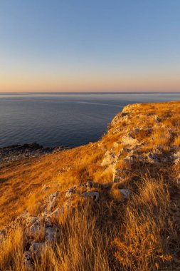 Torre Sant Emiliano, Otranto, Salento kıyıları, Apulia bölgesi, İtalya