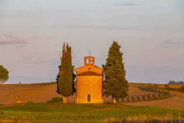 Madonna di Vitaleta Kilisesi, San Quirico d Orcia, Toskana, İtalya