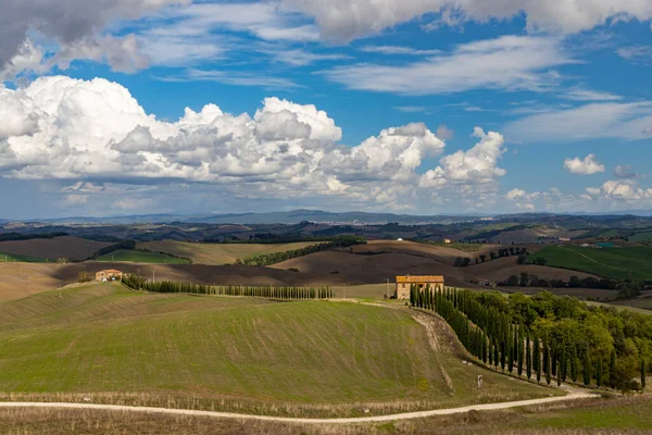 Typical Tuscan Landscape Val Orcia Italiy — Stock Photo, Image