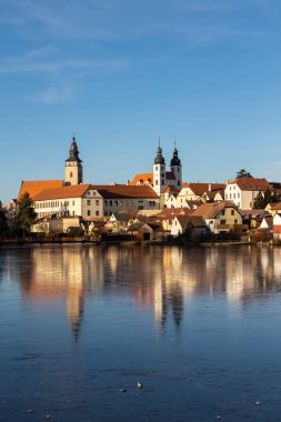 Telc, Unesco dünya mirası bölgesi, Güney Moravya, Çek Cumhuriyeti.