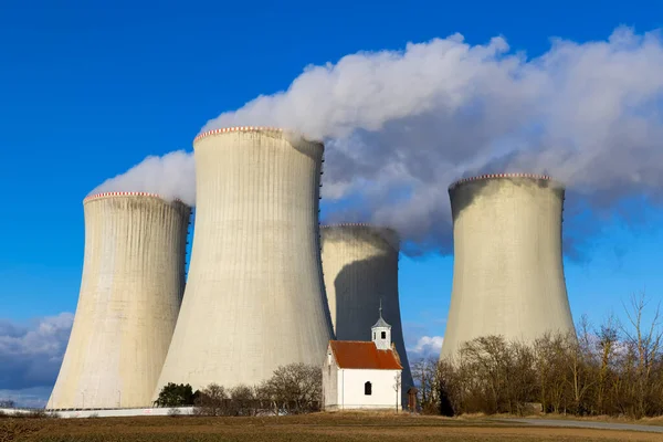 Kerncentrale Dukovany Regio Vysocina Tsjechië — Stockfoto