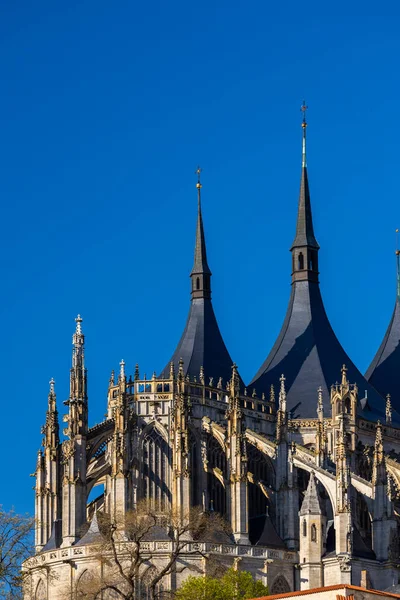 Iglesia Santa Bárbara Kutna Hora Sitio Unesco República Checa — Foto de Stock