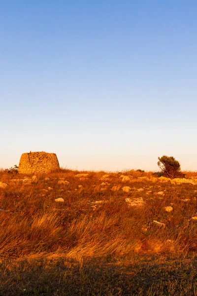 Paesaggio Vicino Torre Sant Emiliano Otranto Costa Salentina Regione Puglia — Foto Stock