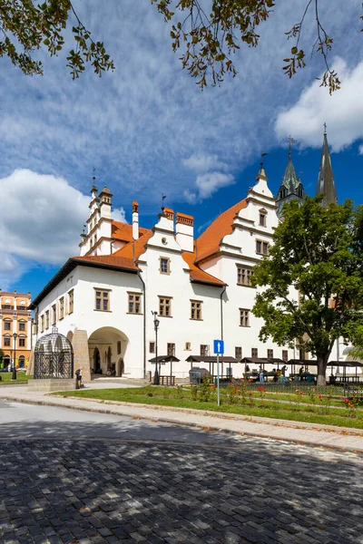 Levoca Daki Eski Belediye Binası Unesco Sitesi Slovakya — Stok fotoğraf