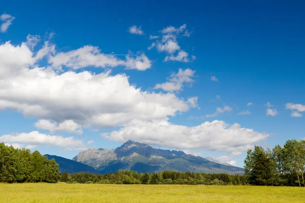 Tatras Altos Com Montanha Dominante Krivan Eslováquia — Fotografia de Stock