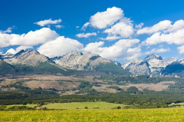 batısında vysoke Tatry (yüksek tatras), Slovakya