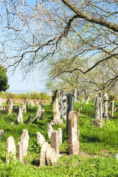 犹太公墓，波迪温，捷克共和国 — 图库照片
