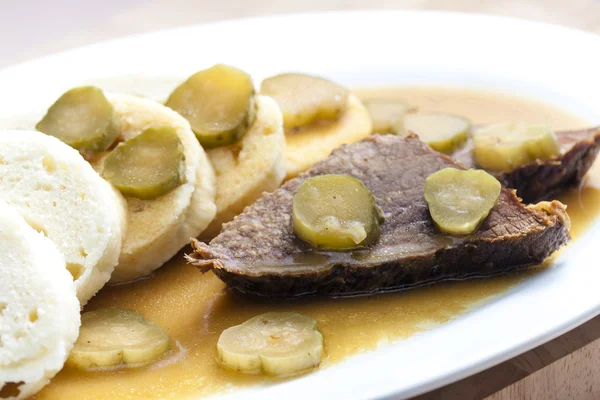 Arrosto di manzo di Znojemska — Foto Stock