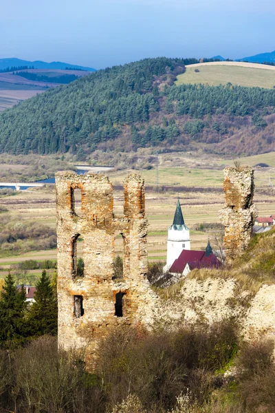 Руины Плавецкого замка — стоковое фото