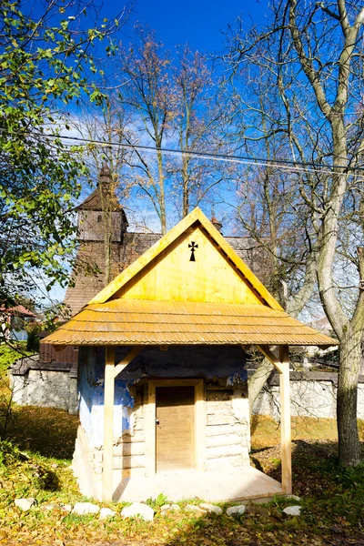 Houten kerk, hervartov — Stockfoto