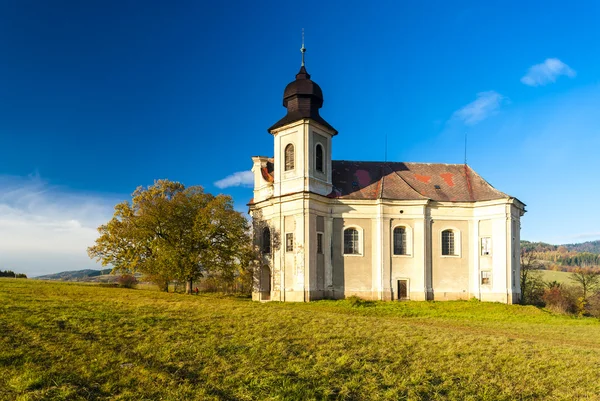 Sonov broumov，捷克共和国附近圣玛格丽特大教堂 — 图库照片