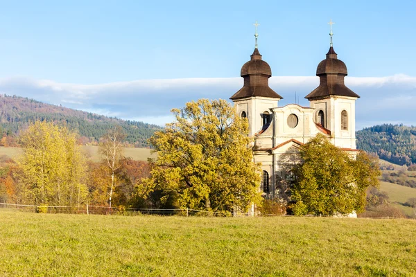 Templom Szent Margit, sonov közelében broumov, Csehország — 스톡 사진