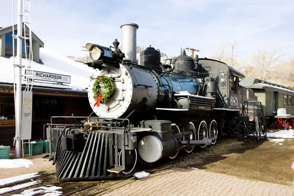 Stem locomotive in Colorado Railroad Museum, USA Stock Picture