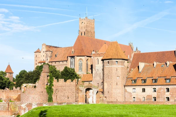 Castillo de Malbork, Polonia — Foto de Stock