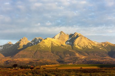 çevresi lomnicky tepe, vysoke tatry (yüksek tatras), slova