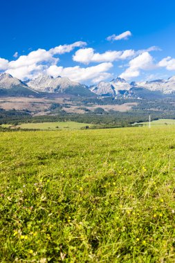 batısında vysoke Tatry (yüksek tatras), Slovakya