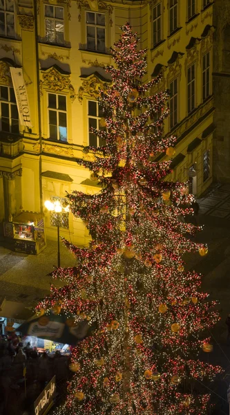 Place de la ville à Noël — Photo